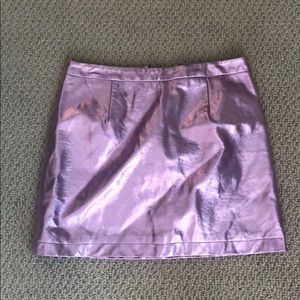 Glamorous Pink Metallic Skirt